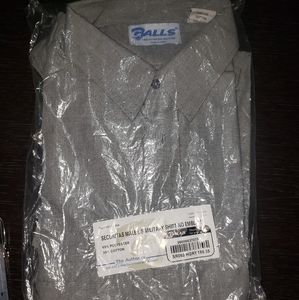 Men's security military uniform shirt size L